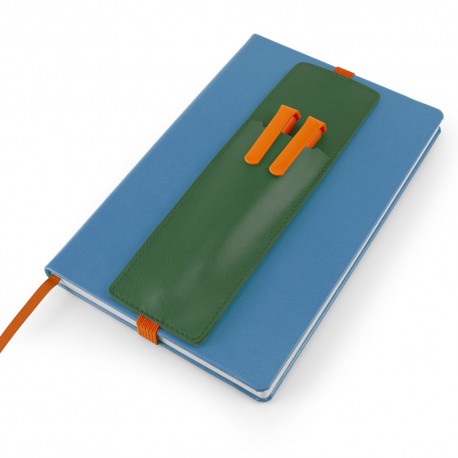 Porte-stylo pour carnet en PU ou rPET