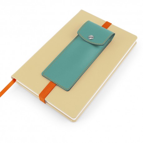 Porte-stylo pour carnet en PU ou rPET