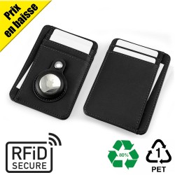 Porte-cartes AirTag anti-RFiD en rPET - STOCK